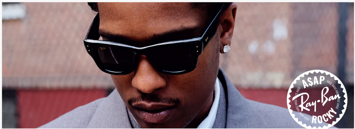 A$AP Rocky x RayBan Wayfarer Puffer ブラック Ray-Ban x A$AP Rocky Wayfarer Puffer RB 4940 601/87 Black on Ultra