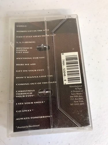 GLORIA ESTEFAN Greatest Hits 1992 Audio Cassette - Includes 4 Unreleased Tracks! - Picture 2 of 2