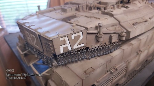 heng long 1/16 Merkava rc model tank custom airbrush camo 7.0 - Picture 11 of 20