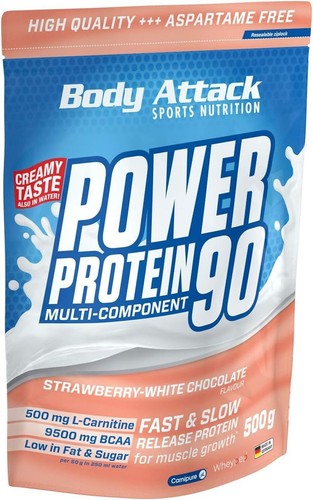 Body Attack Power Protein 90 500g (43,80 EUR/kg) - Bild 8 von 86