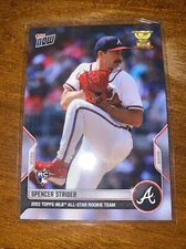 2022 TOPPS NOW #RC-9 SPENCER STRIDER RC MLB All-Star Rookie Cup Atlanta Braves