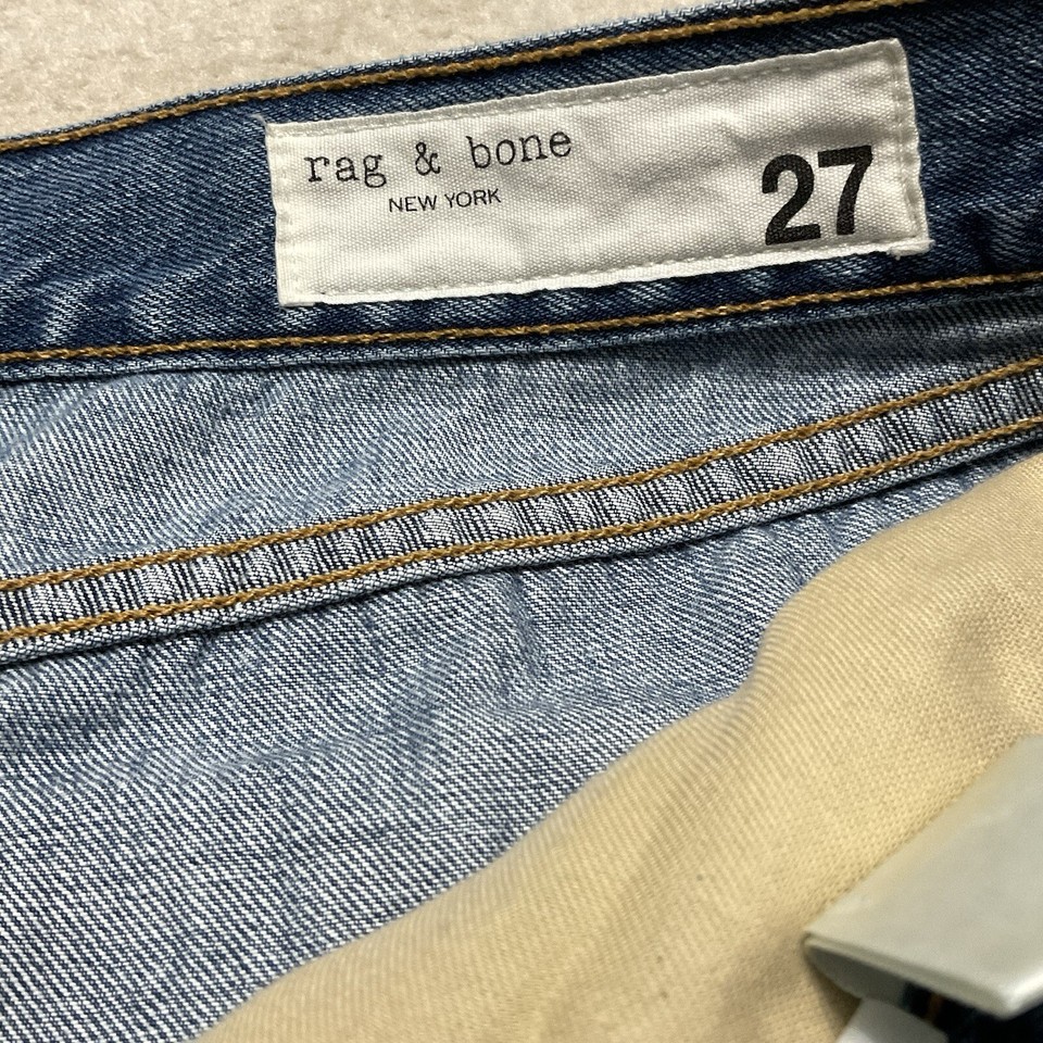 Rag & Bone Cutoff Shorts In Gunner Blue Denim Jeans Women's 27 Trendy