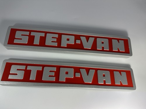 Step Van Emblem Vintage Fits Chevy Set 2 Left And Right Side - Picture 6 of 9