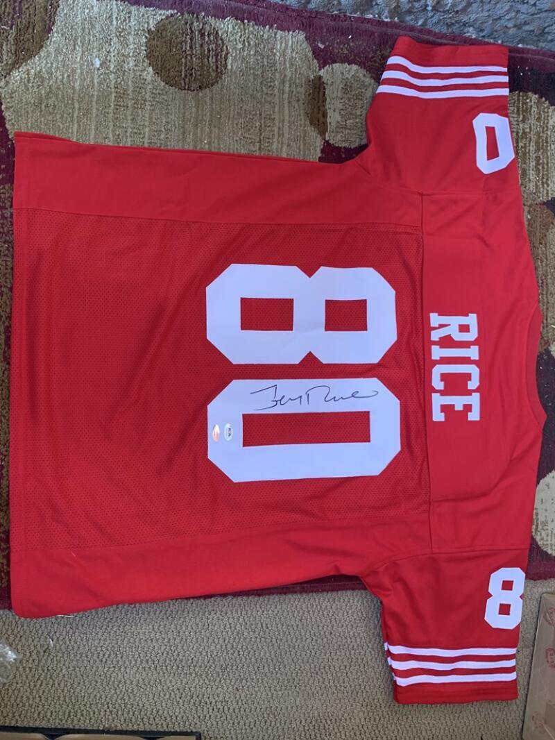 Jerry Rice Jersey Signed Autograph Auto PSA/DNA NFL San Francisco 49ers TRISTAR