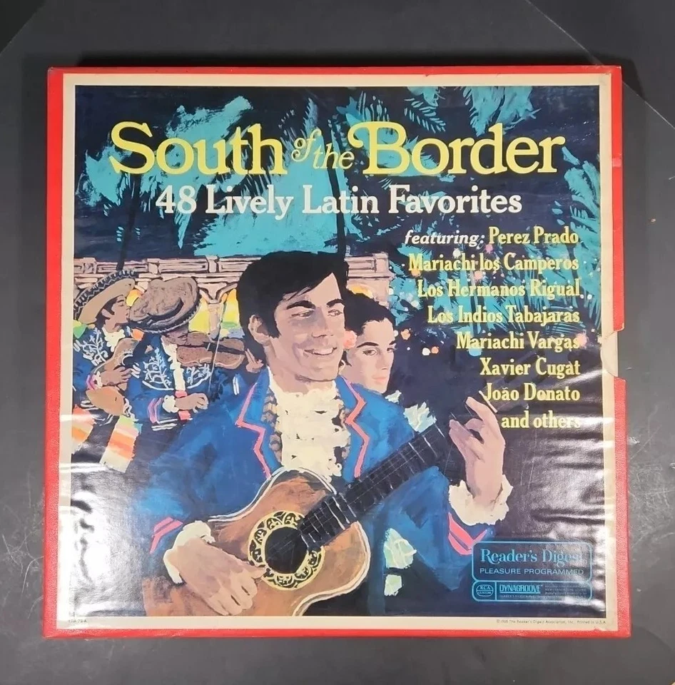 South of the Border Latin Favorites 1968 Reader's Digest Box Set 4 Vinyl LPs GUC Foto 2 de 4