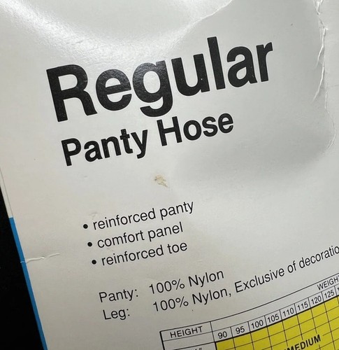 Vtg Pathmark 100% Nylon Regular Pantyhose Coffee Brown USA Size Petite/Medium - Picture 11 of 13