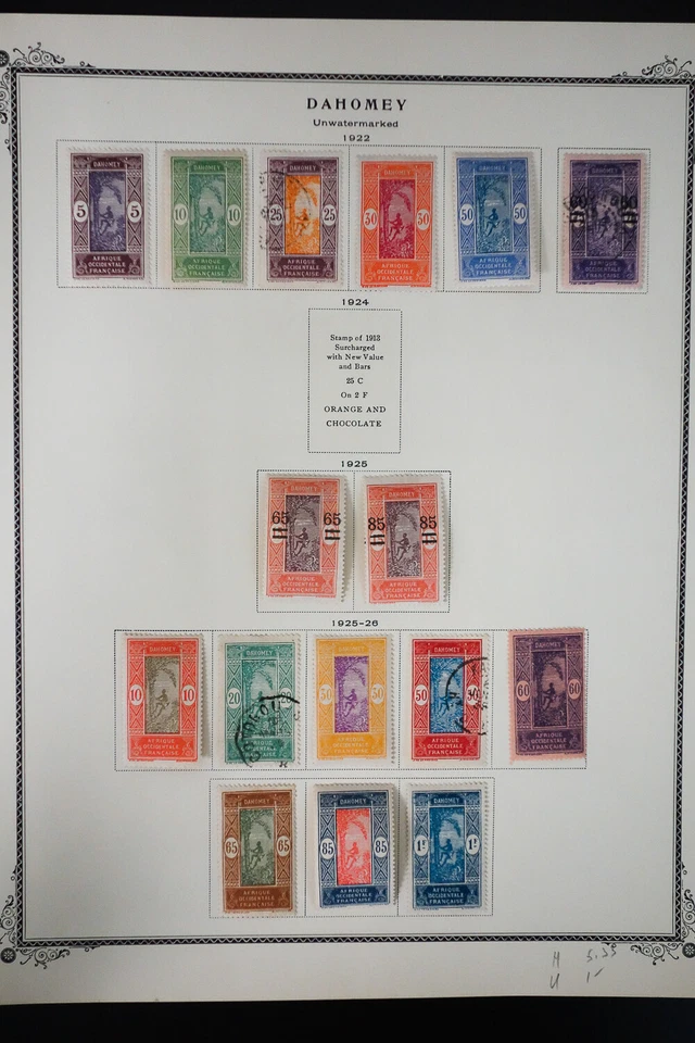 Dahomey 1800s to 1970s Stamp Collection - Image 3 of 4