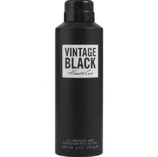Kenneth Cole Vintage Black Body Spray for Men 6 OZ New free shipping
