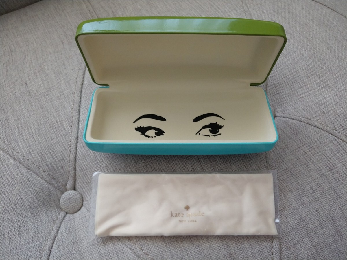 Kate Spade Sunglass Hard Case And Cleaning Cloth NEW | eBay display picture 1