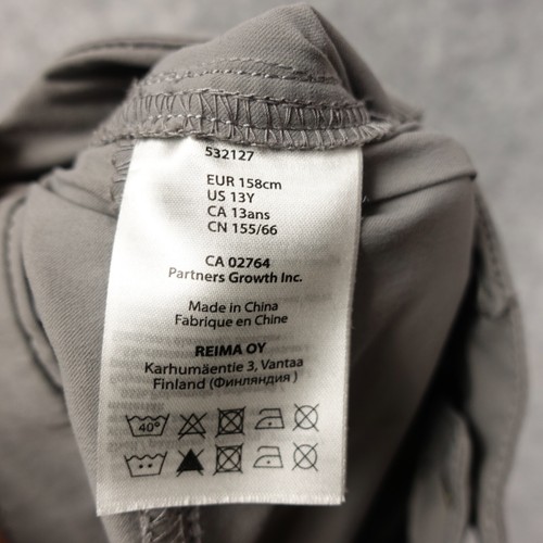 Summer Outdoor Pants KIDS Girls 13Y Gray UV 50 Windproof Gorpcore REIMA 27/27.5 - Picture 5 of 19