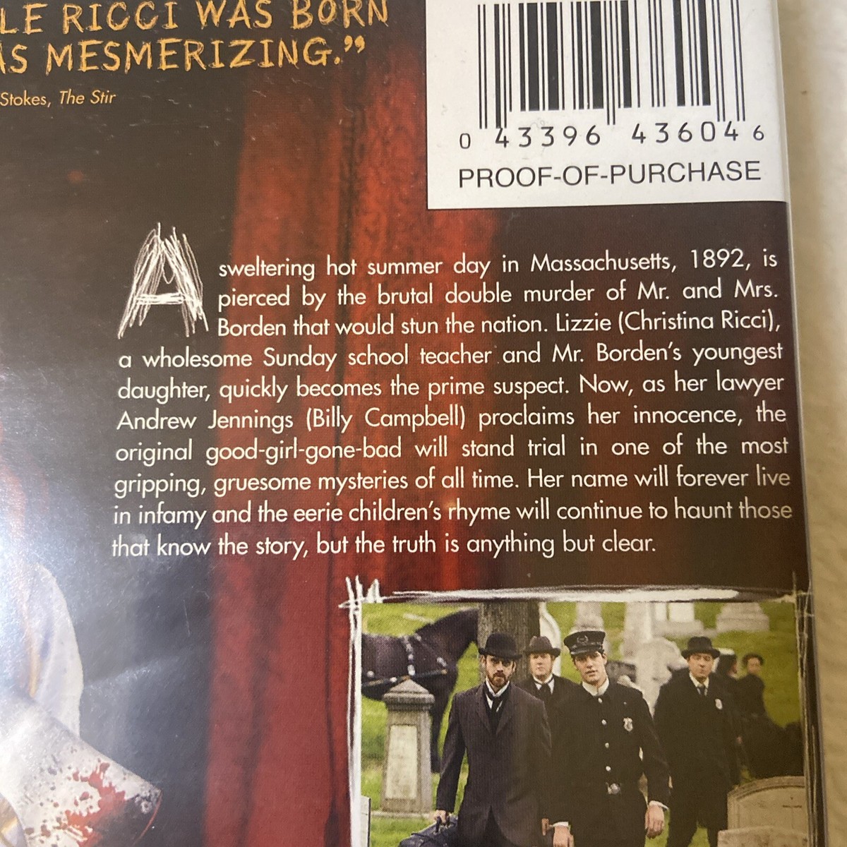 Lizzie Borden Took an Ax Dvd Murder Suspense 2014 Christina Lizzie Borden Took an Ax Dvd Murder Suspense 2014 Christina