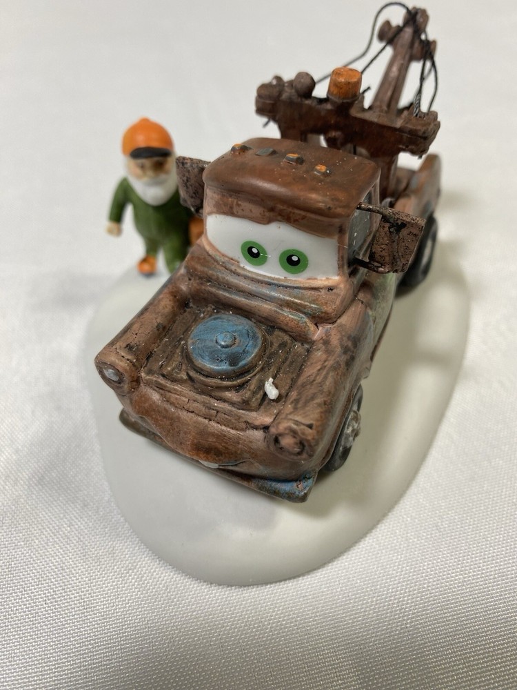 Dept 56 North Pole Series Mater Christmas To You, Too! #4023618 Disney Cars Race