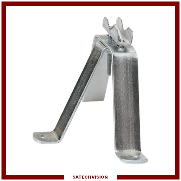 Etrier Fixation Murale Déport 15 cm Pour Mât Parabole Antenne - Photo 2/3