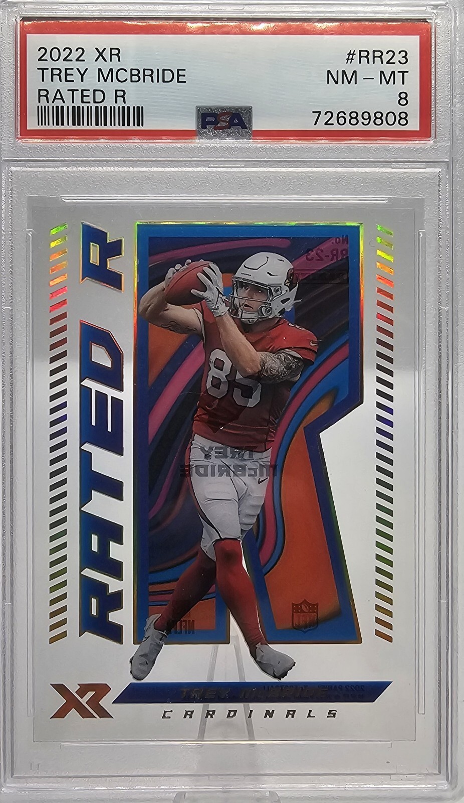 Trey McBride Panini XR Rated R #RR23 Base