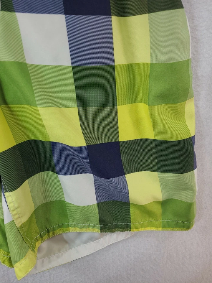 Mossimo Supply Co зеленый клетку плавки доска шорты мужской большой - Изображение 4 из 4