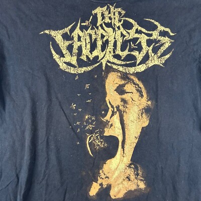 Rare Vintage Y2K Hardcore Death Metal The Faceless Band T-Shirt