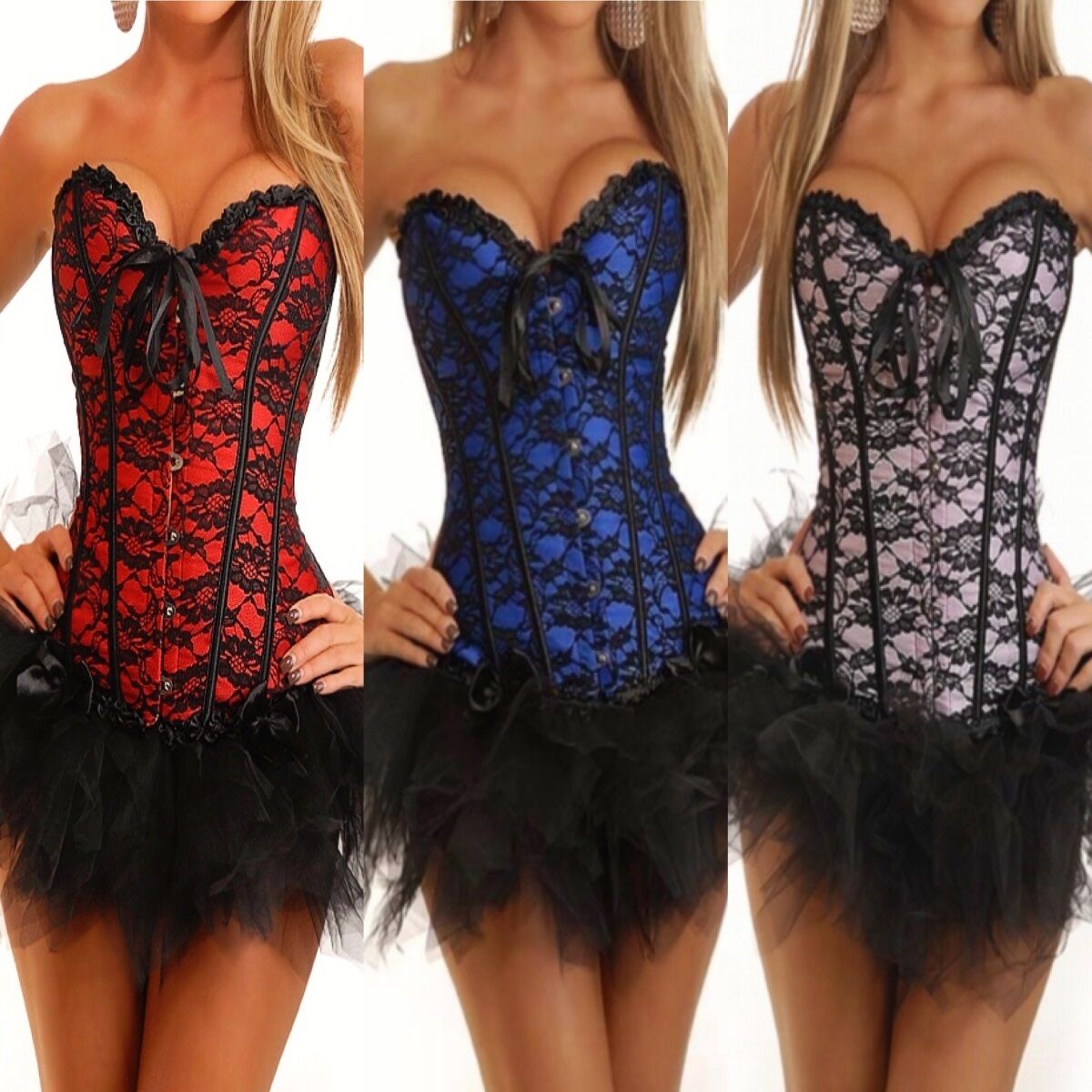 Sexy Lingerie Costume Lace overlay Pettiski Max 63% OFF + Oklahoma City Mall Top Corset Bustier