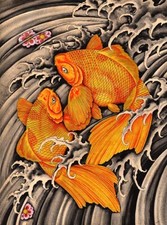 Neuf Noir Marché Art Company Toujours Fleurs Toile Giclée Prints Fabriqué En USA