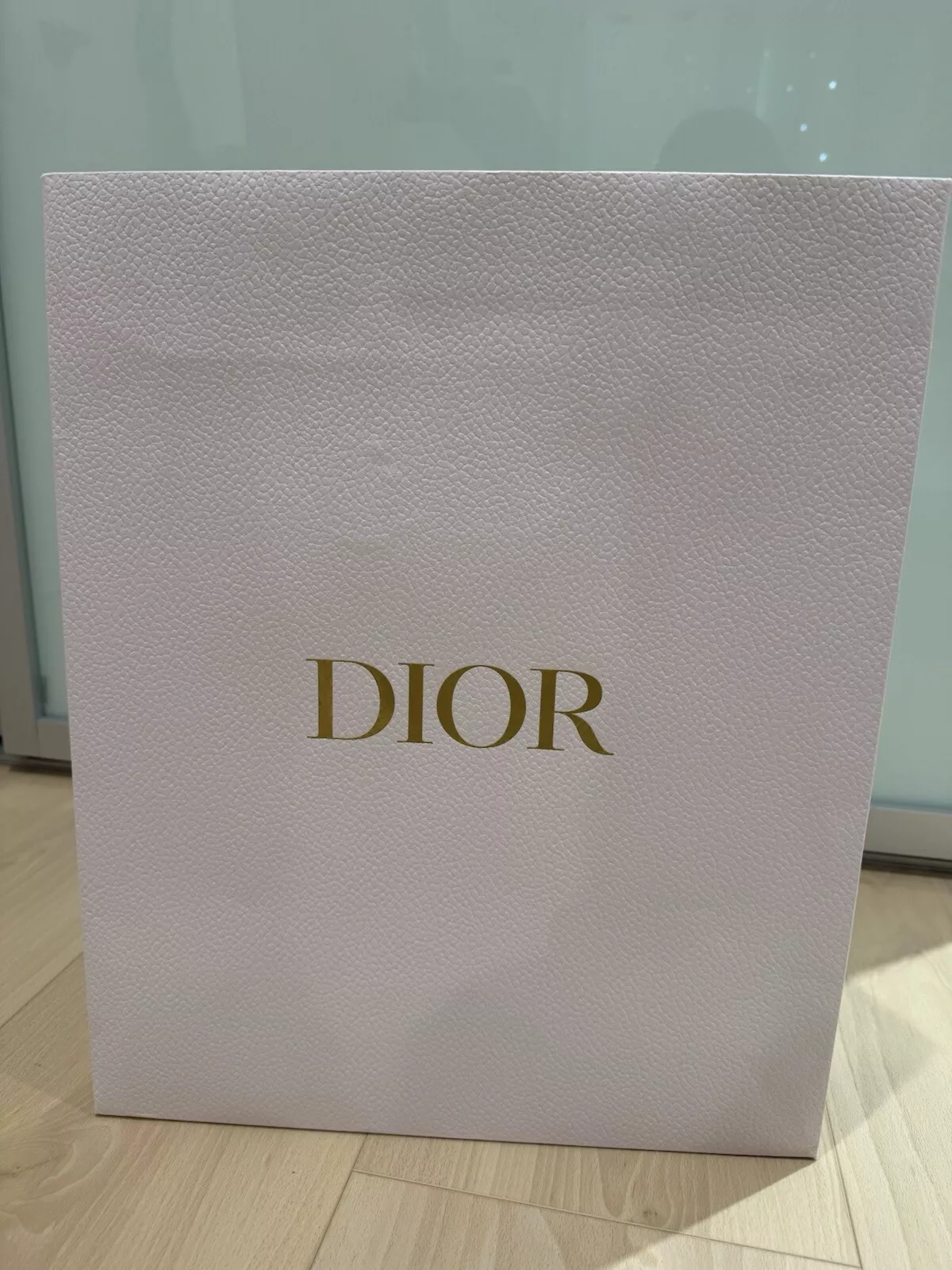 Dior Authentique sac shopping/cadeau vide grainé 17,5” X 14”