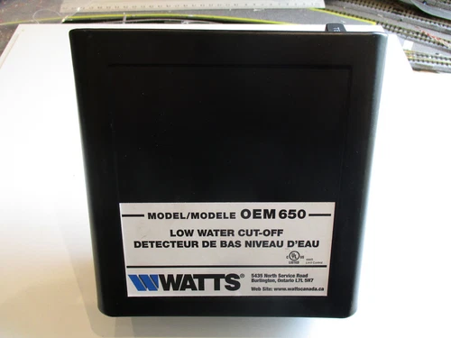 Watts OEM 650 Low Water Cut-Off for Hot Water & Steam Boilers. USA FREE SHIPPING
