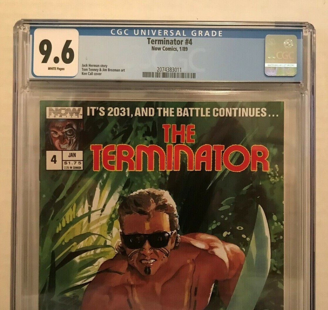 Terminator Rusting TERMINATOR + RUST 12 LOT 1-5 CGC 9.6 X 5 HTF NS 1ST 6 APP. OF TERM. IN ...