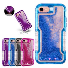 Heart Liquid Glitter Quicksand Glitter Liquid Case iPhone Se 2022/ iPhone 7/8