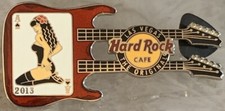 Hard Rock Cafe LAS VEGAS 2013 Ladies of Aces Guitar Series PIN #1/4 - HRC #70270