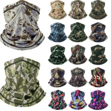 Tactical Neck Gaiter Half Face Mask Cover Breathable Bandana Balaclava US