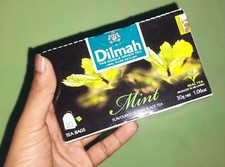 Ceylon Organic Green Tea 100 Natural Quality Original 20 Tea bags Dilmah :30g