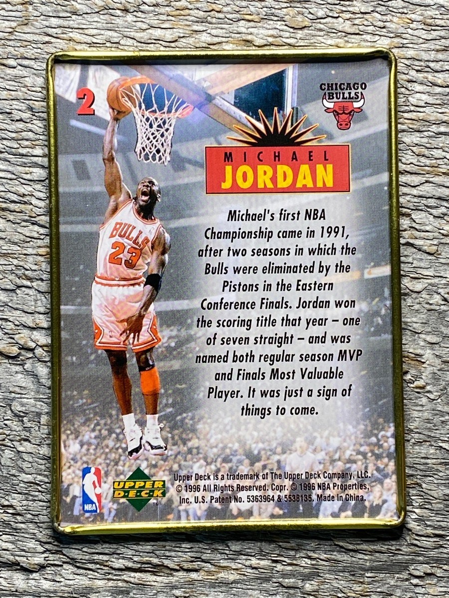1996-97 Upper Deck Basketball MIchael Jordan All Metal Card #2