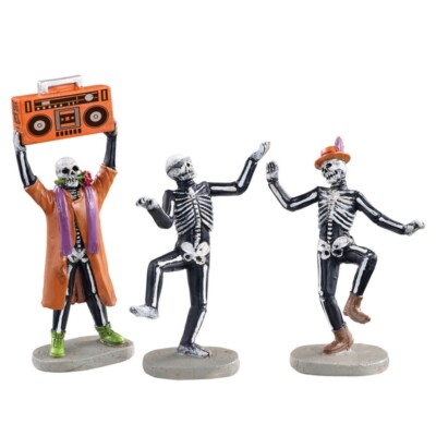 Lemax 12044 - JITTERBONES DANCE PARTY, SET OF 3