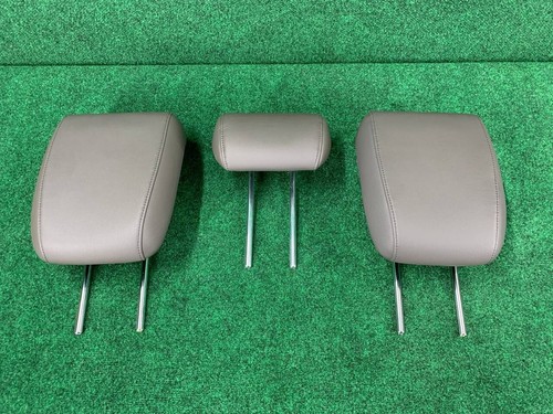 🛑 2011-2017 Honda Odyssey Headrest Third 3rd Row Rear Set Dark Gray Leather OEM