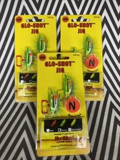 (3) Northland Tackle 1/8 Glo-Shot Jigs Super Glo Perch - FAST SHIPPING!