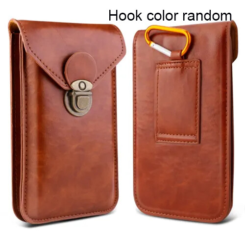 Cell Phone Waist Belt Holster Loop Pack Bag PU Leather Pouch Wallet Case Cover - Picture 20 of 53