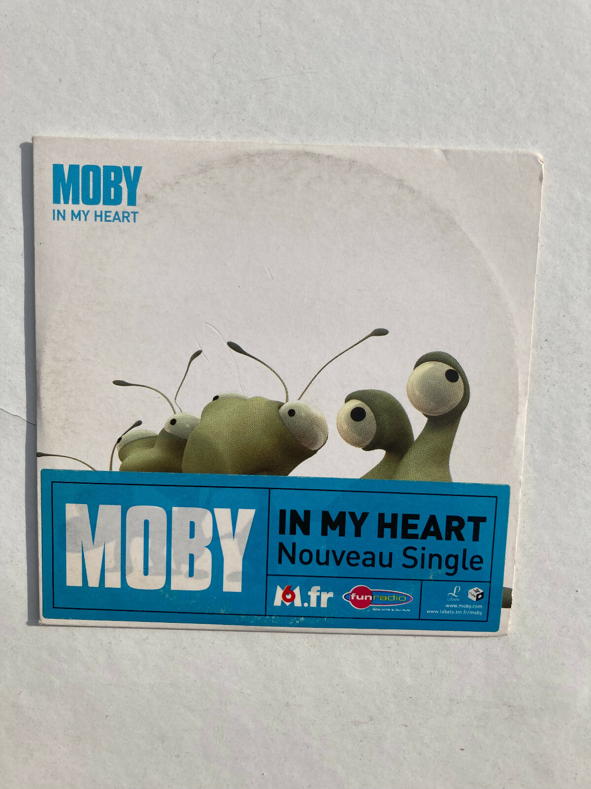 CD SINGLE MOBY IN MY HEART FRENCH STICKER | eBay