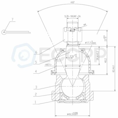 PartsW Spurstangen-Kit (4 Teile) Für Ford Mustang 1982-1993 – Innen + Außen Vorne