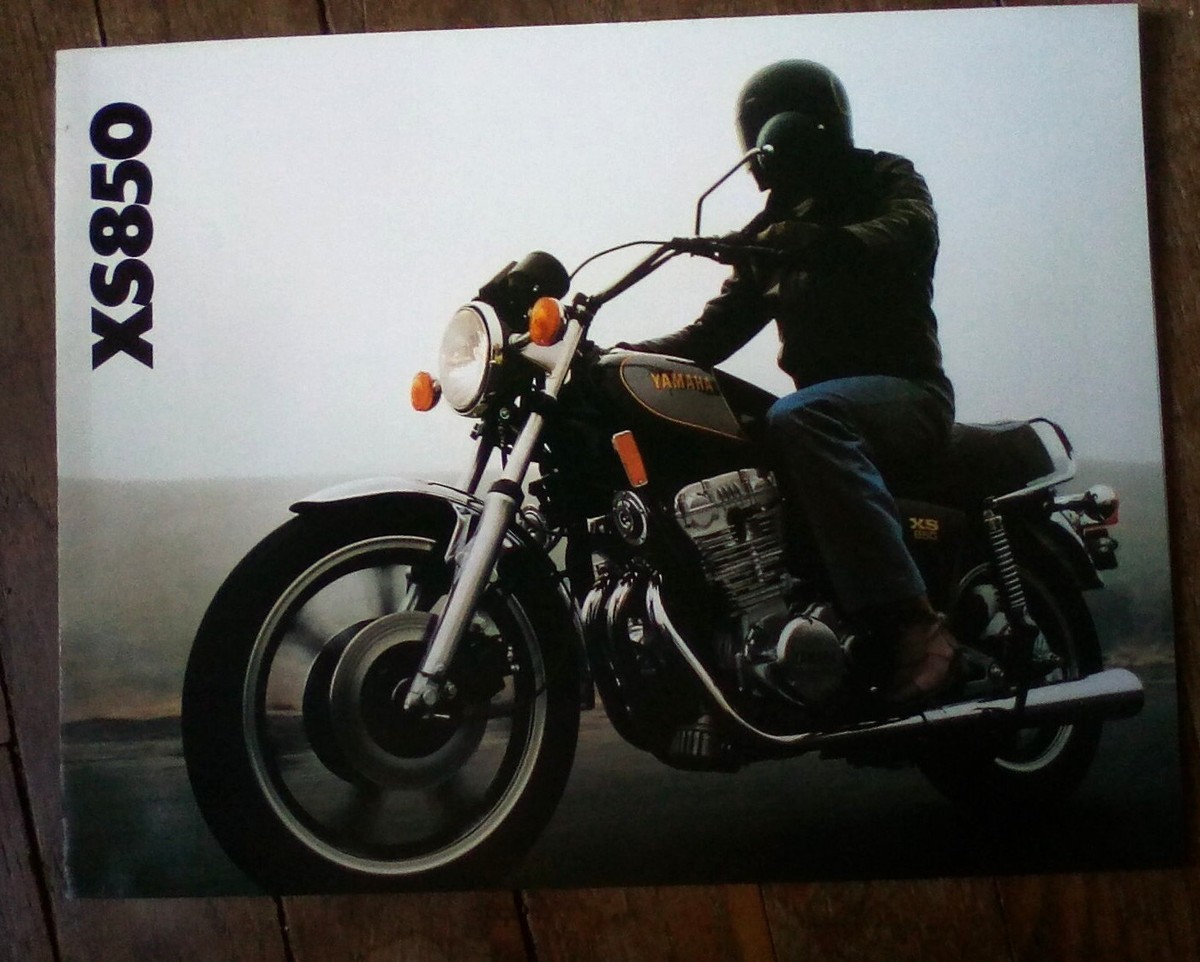 1980 Yamaha XS850 Vintage Motorcycle Brochure