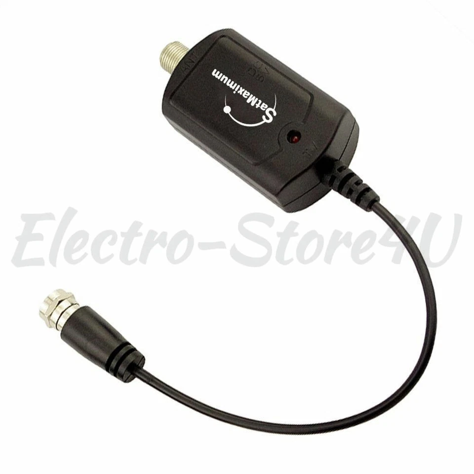 HDTV Antenna Amplifier Signal Booster TV High Gain Channel Boost Indoor VHF UHF - Image 3 of 4