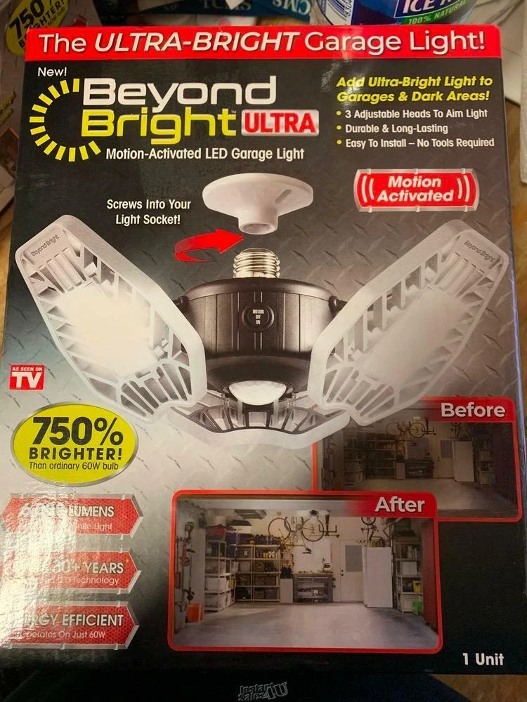 Beyond bright ultra bright garage light 6000 sale lumens