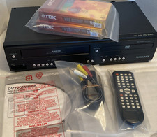 Magnavox DV220MW9 VCR/DVD Combo with original Remote/manual AV cord. Tested A-1
