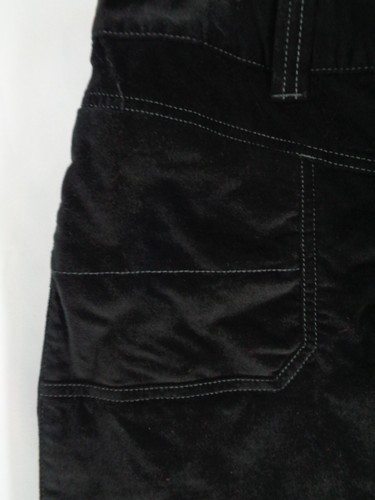 Athleta Black Velvet Skirt Size 8 - Picture 3 of 8