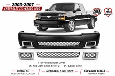 Front Bumper Cover Lower Grille Kit For 2003-2007 Chevrolet Silverado 1500 Front Bumper Cover Lower Grille Kit For 2003-2007 Chevrolet Silverado 1500
