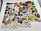 Lot Of 60+ Vintage Car Dealership, Coca-Cola, Insurance, Advertising Keychains