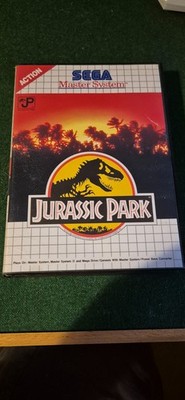 Jurassic Park - Sega Master System SMS - Boxed Komplett CIB - PAL Retro Getestet