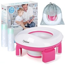 Orzbow Portable Potty Training Toilet, Travel Potty Seat for Toddler Boys Girls