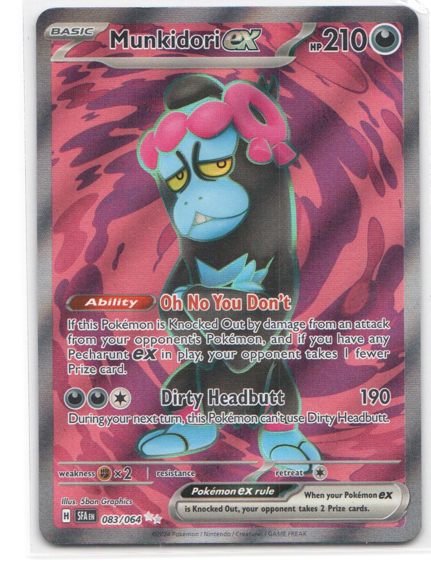 Munkidori ex Ultra Rare SV: Shrouded Fable 083/064 NM