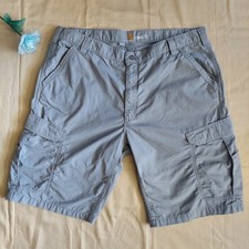 Carhartt Relaxed Fit Shorts 40 Grey Carpenter Cargo Work Wear Utility men's Logo