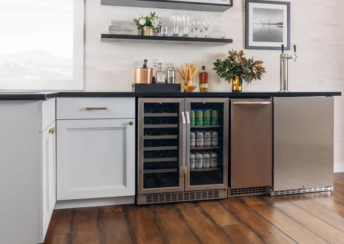 EdgeStar CWB2886FD 30"W 28 Bottle Built-In Dual Zone Beverage - Stainless Steel - Picture 6 of 12