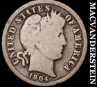 1904 Barber Dime- Silver- Scarce Better Date No Reserve #J7307