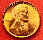 1950-P Lincoln Wheat Cent Penny GEM RED BU From an Original Bank Roll